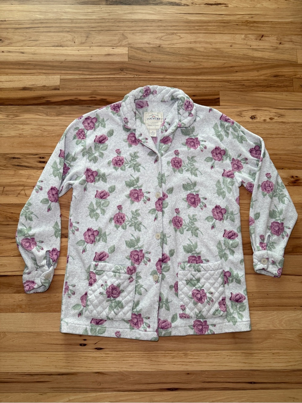 Vintage Victoria’s Secret Country Oversized Button Up Fleece Shirt